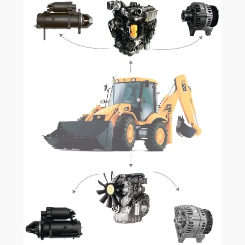 Стартеры и генераторы Letrika на экскаваторах-погрузчиках JCB 3CX, 4CX